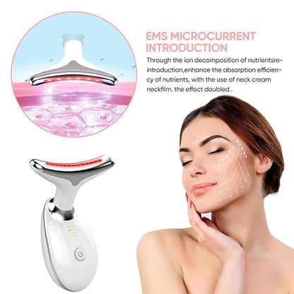 Facial Massager for Skin Care | Double Chin Treatment | 7 Color Modes | Face Sculpting Tool | Thermal, Vibration, Microcurrent | USPS/UPS Tracking (US Shipping Only)