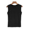 Summer Sleeveless Blouse Women O-Neck Knitted Blouse Shirt Women Clothes Women Tops